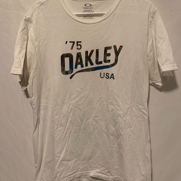 Oakley Other - ‘75 Oakley USA White T-shirt Surf Skateboarding